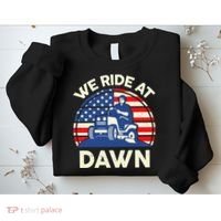 LawnMowing We Ride At Dawn LawnMower Sweatshirt thumb 2