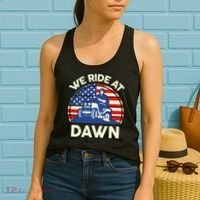 LawnMowing We Ride At Dawn LawnMower Women's Tank Top thumb 2