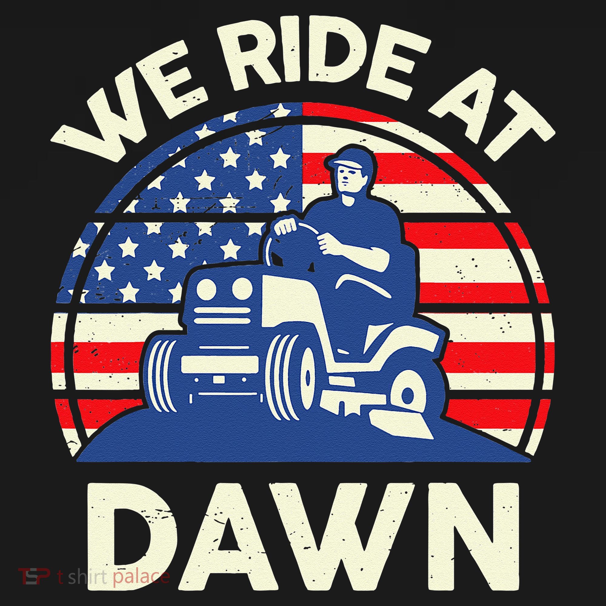 LawnMowing We Ride At Dawn LawnMower Women's Tank Top