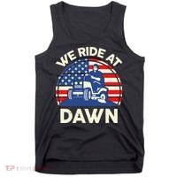 LawnMowing We Ride At Dawn LawnMower Tank Top thumb 0