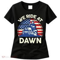 LawnMowing We Ride At Dawn LawnMower Women's T-Shirt thumb 0