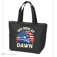 LawnMowing We Ride At Dawn LawnMower Tote Bag thumb 3