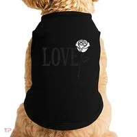 Love with Rose Doggie Tank thumb 0