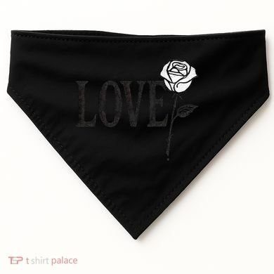 Love with Rose USA-Made Doggie Bandana