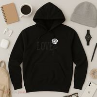 Love with Rose Hoodie thumb 3