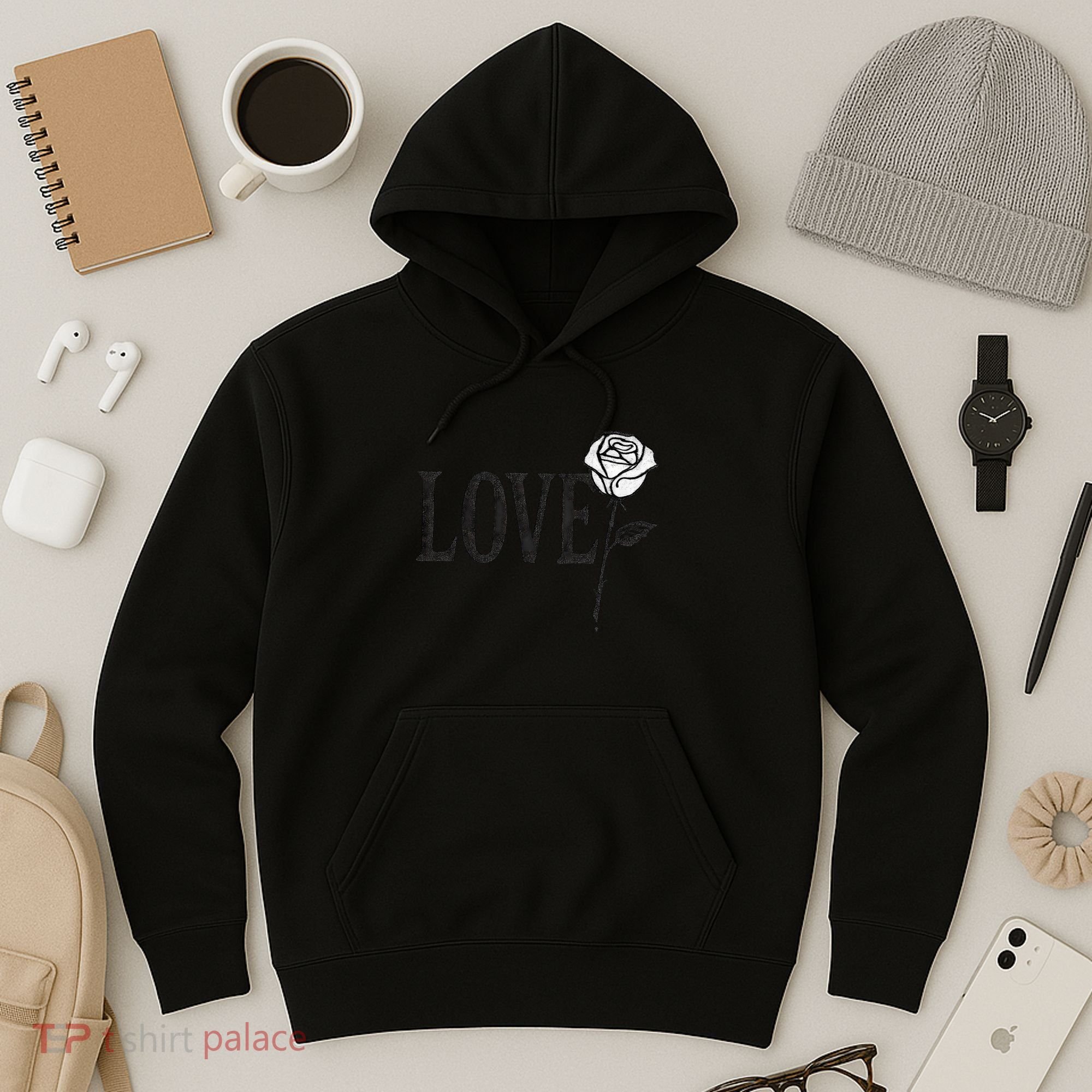Love with Rose Hoodie