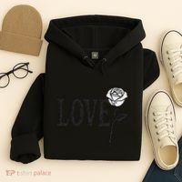 Love with Rose Hoodie thumb 4