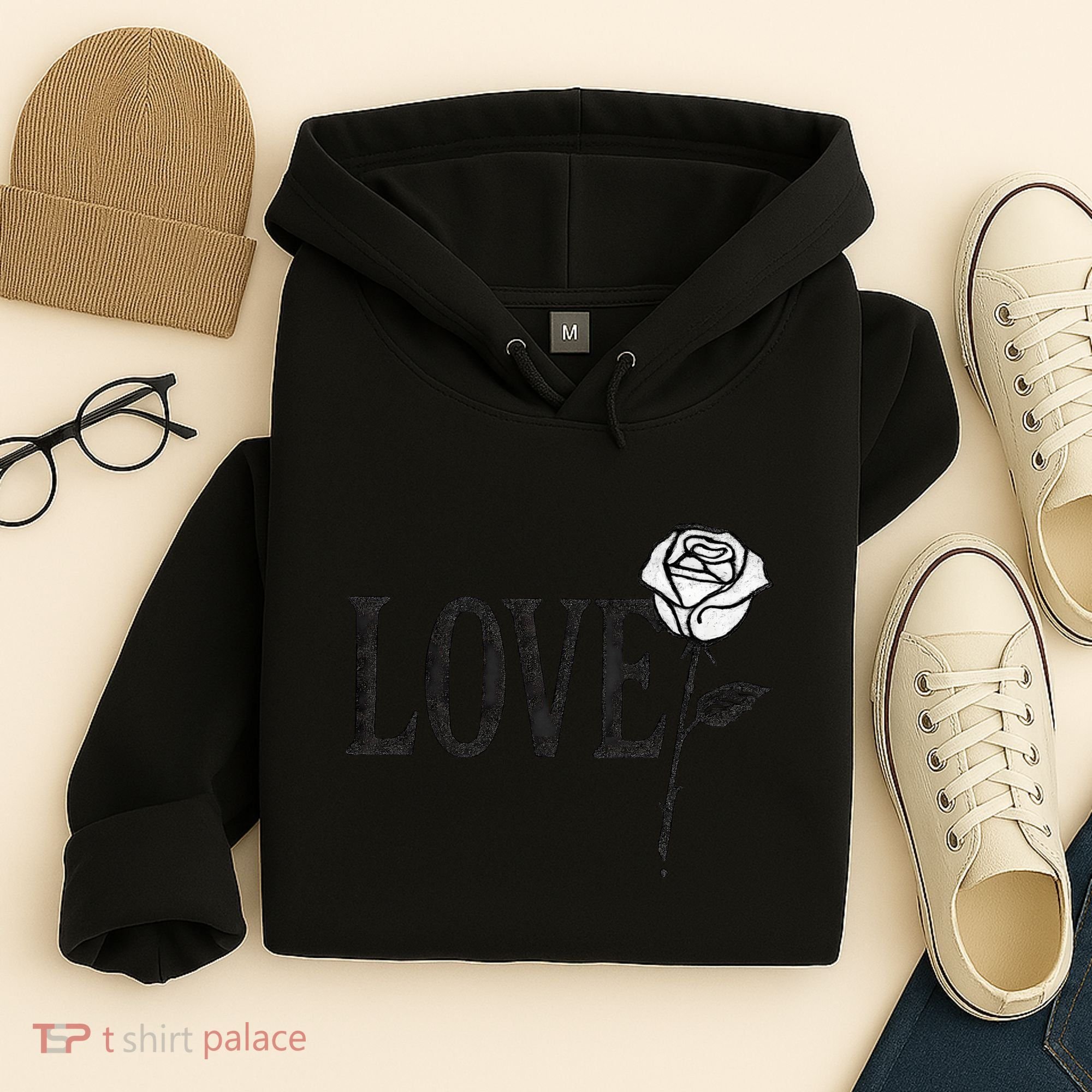 Love with Rose Hoodie