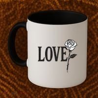 Love with Rose Coffee Mug thumb 2