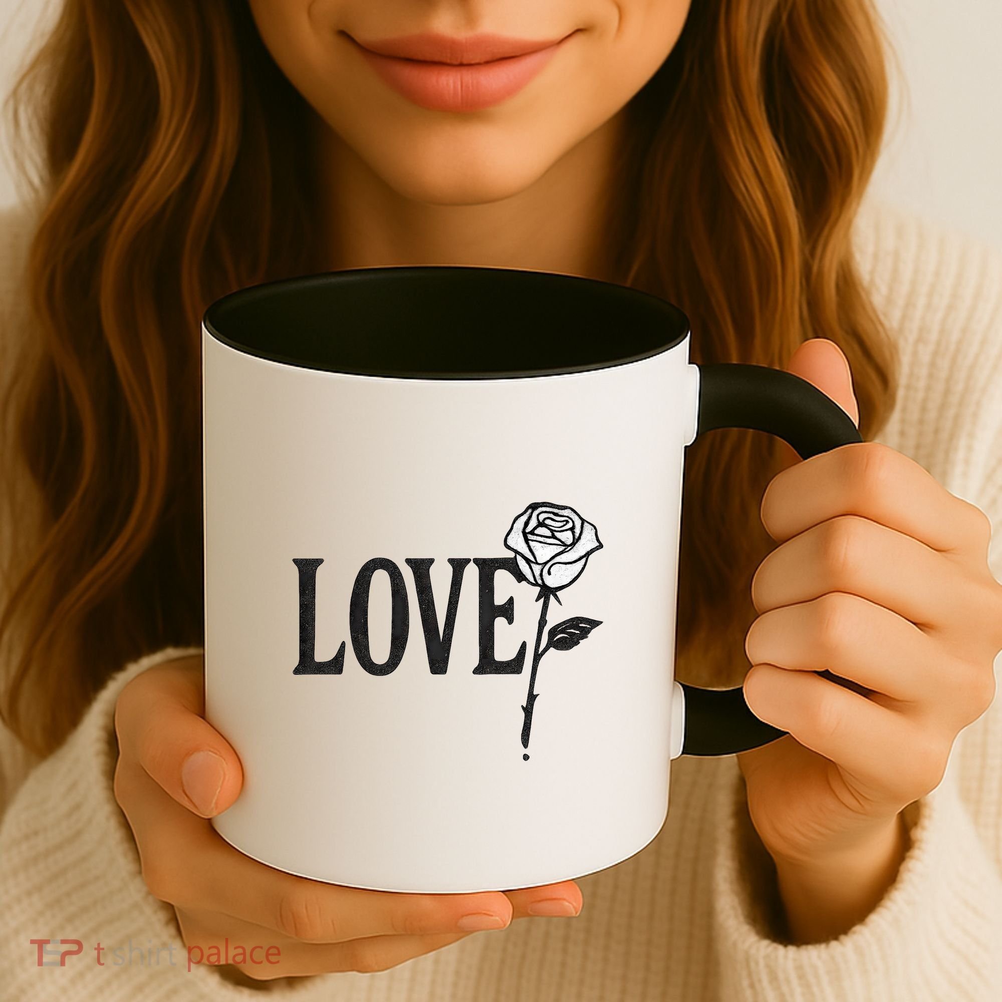 Love with Rose Coffee Mug