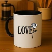 Love with Rose Coffee Mug thumb 4