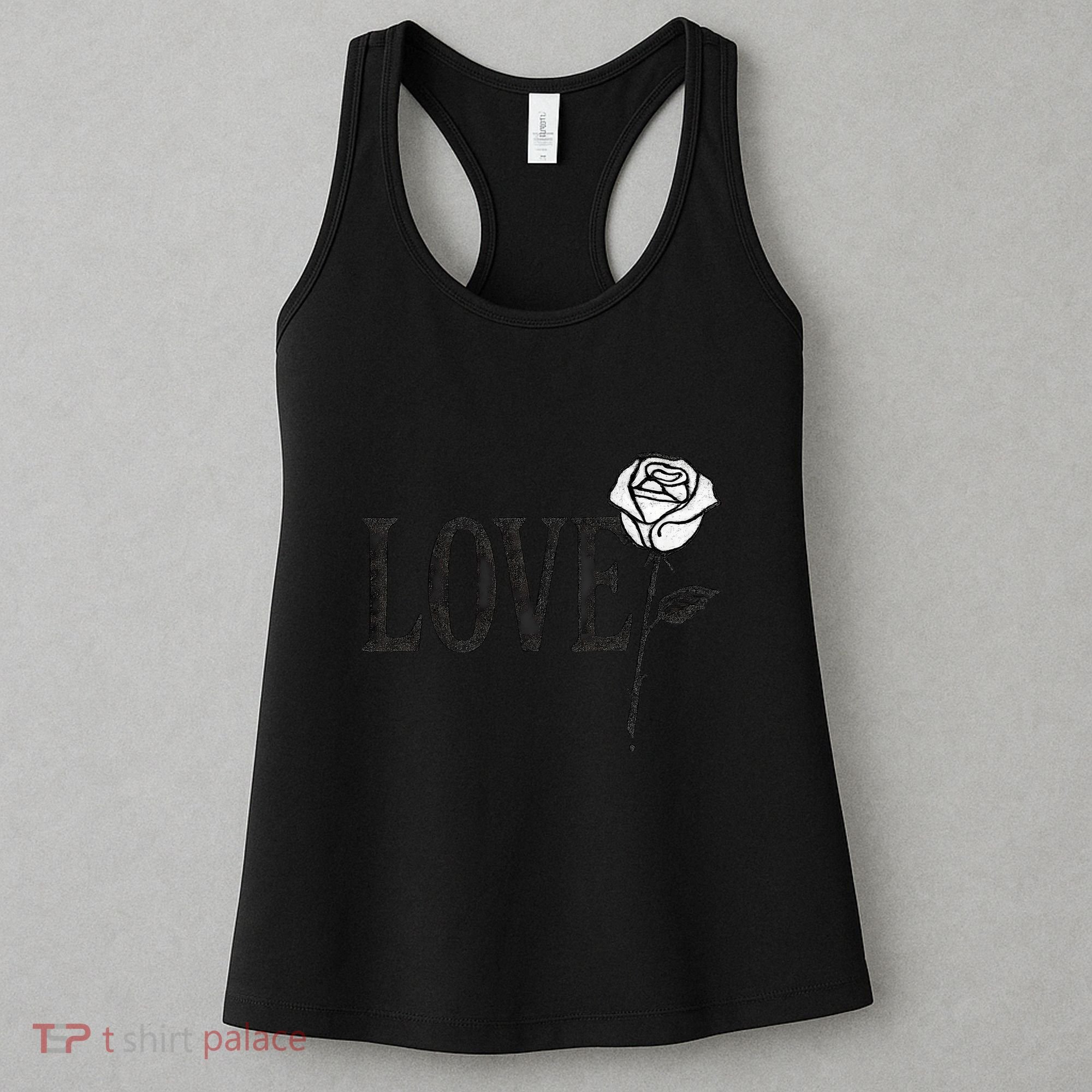 Love with Rose Women's Tank Top