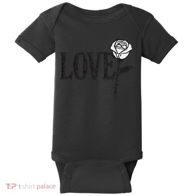 Love with Rose Baby Bodysuit