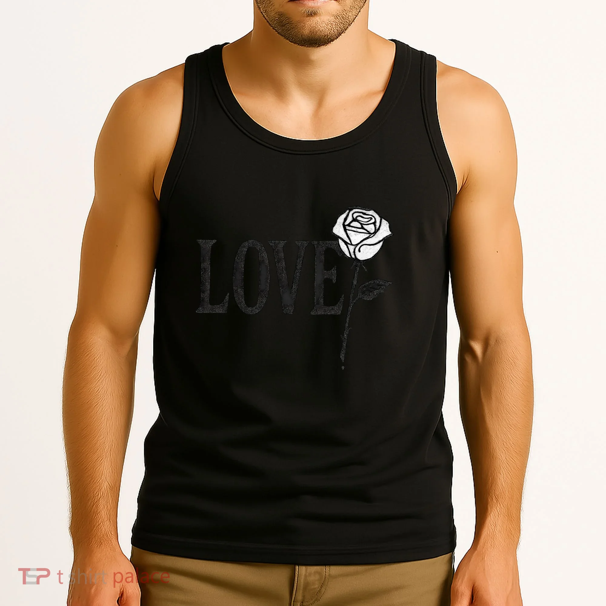 Love with Rose Tank Top