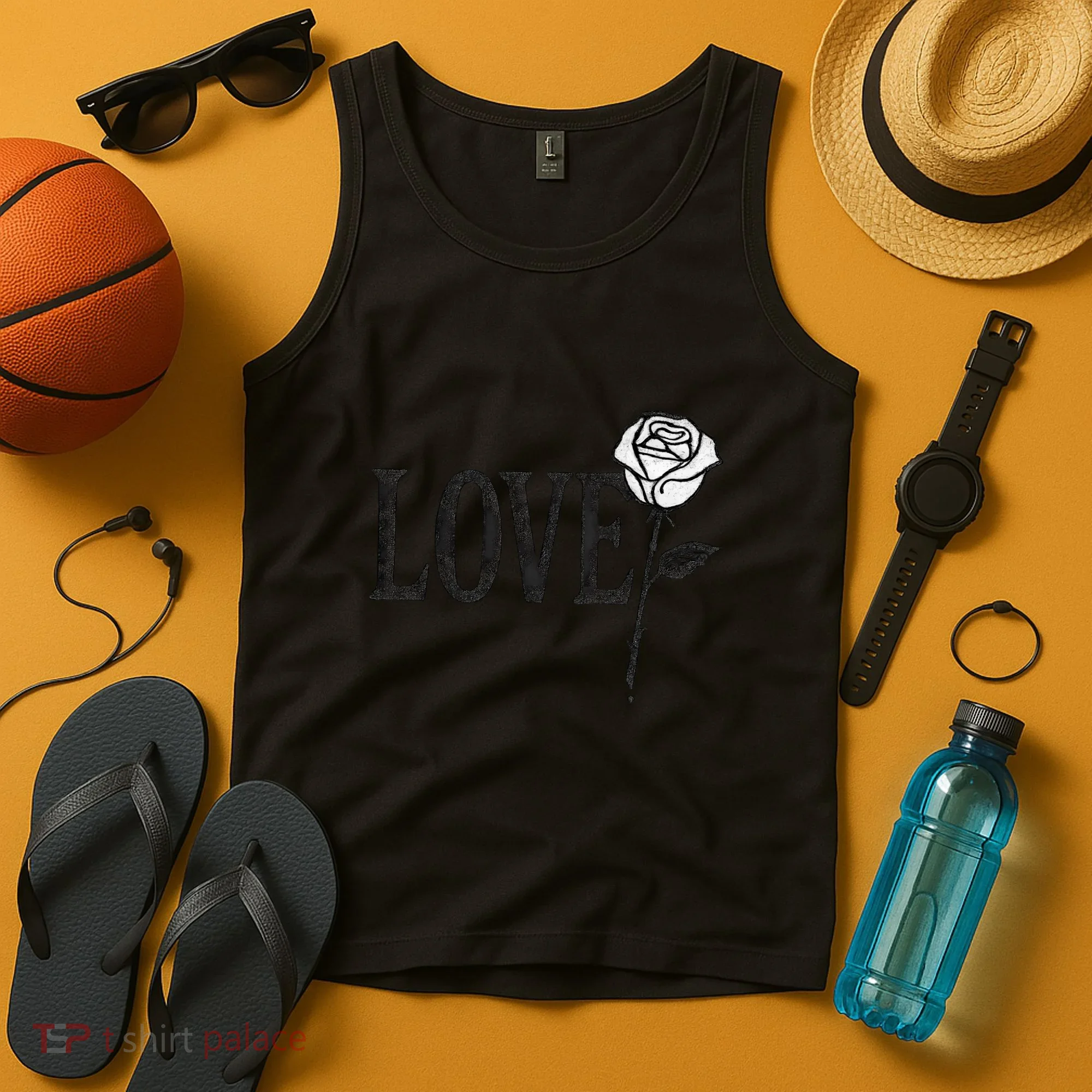 Love with Rose Tank Top