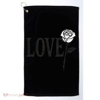 Love with Rose Golf Towel