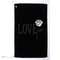 Love with Rose Golf Towel thumb 0