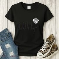 Love with Rose Women's T-Shirt thumb 3