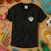 Love with Rose Kids T-Shirt thumb 3