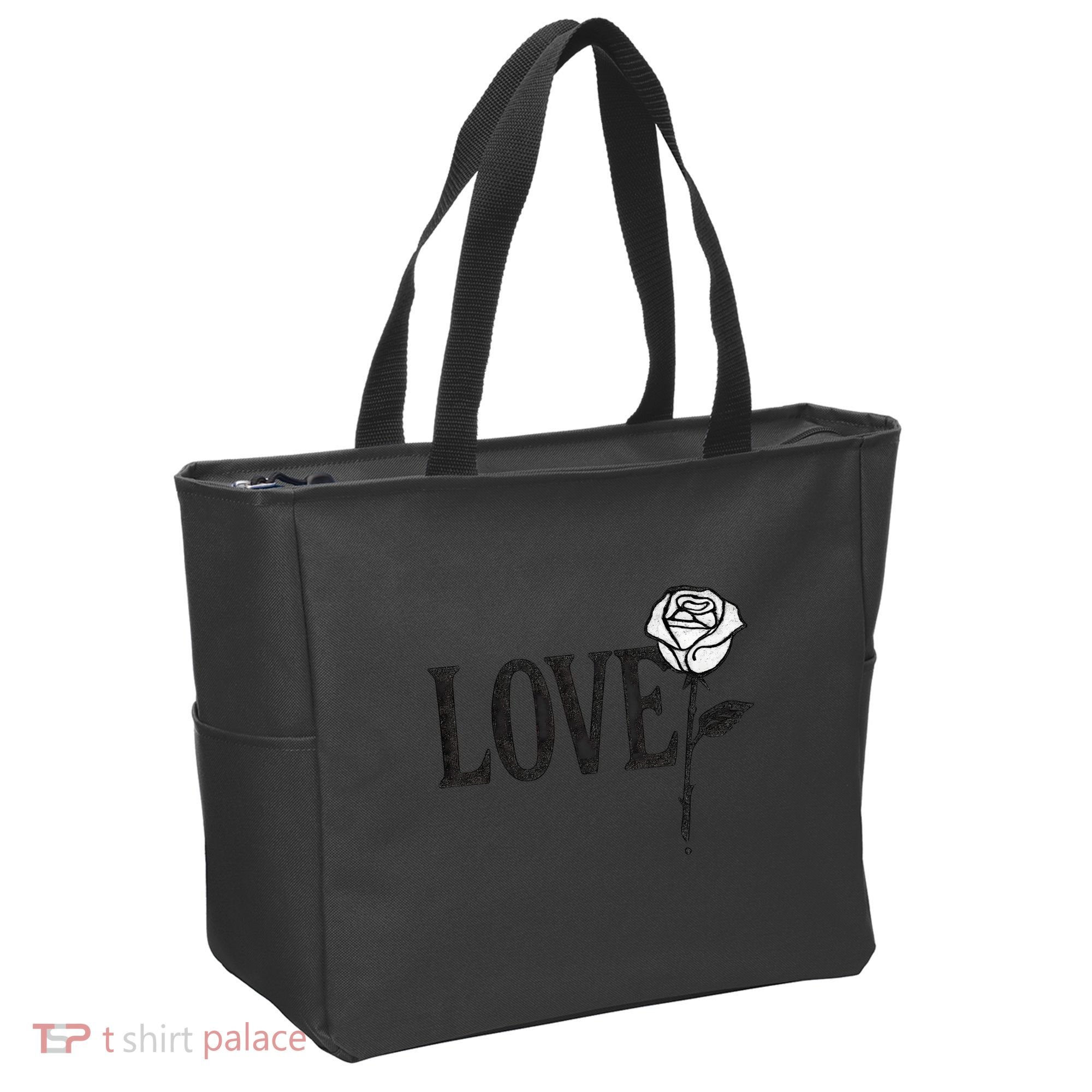 Love with Rose Tote Bag