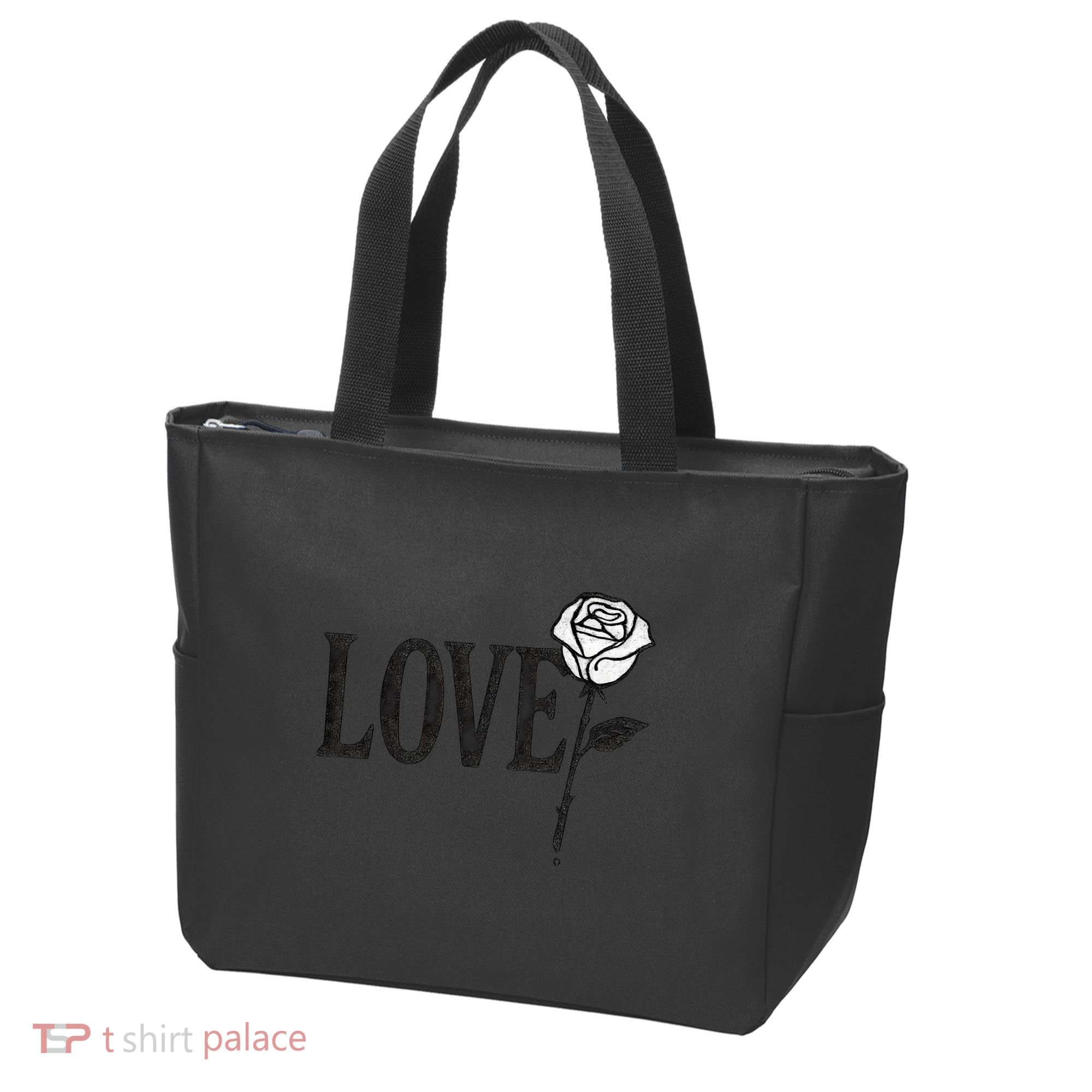 Love with Rose Tote Bag