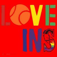Love Wins Seattle Mariners Santa Hat thumb 1