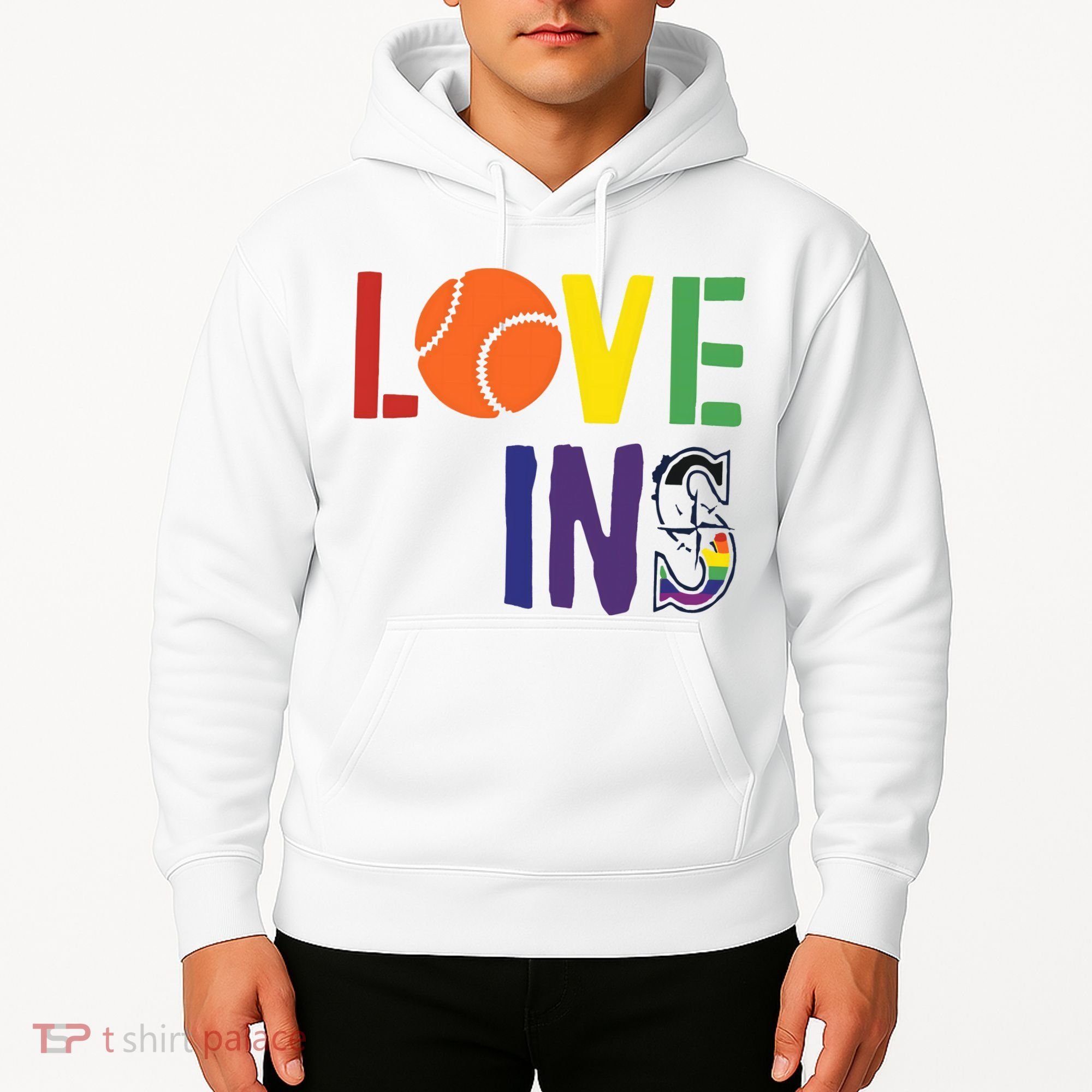 Love Wins Seattle Mariners Hoodie