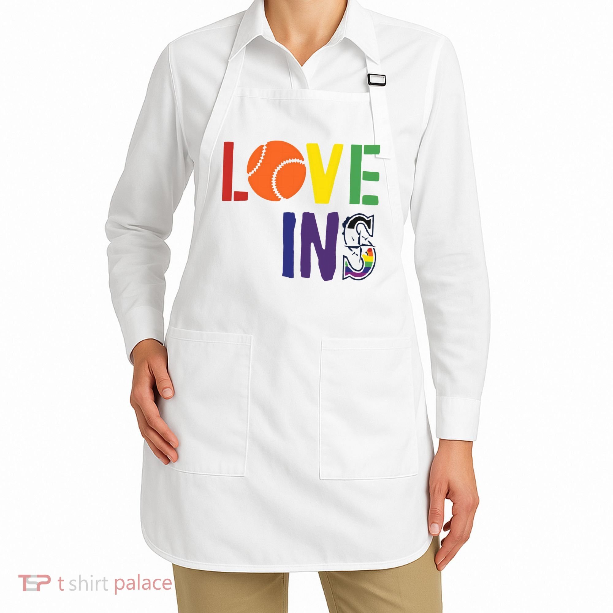 Love Wins Seattle Mariners Apron