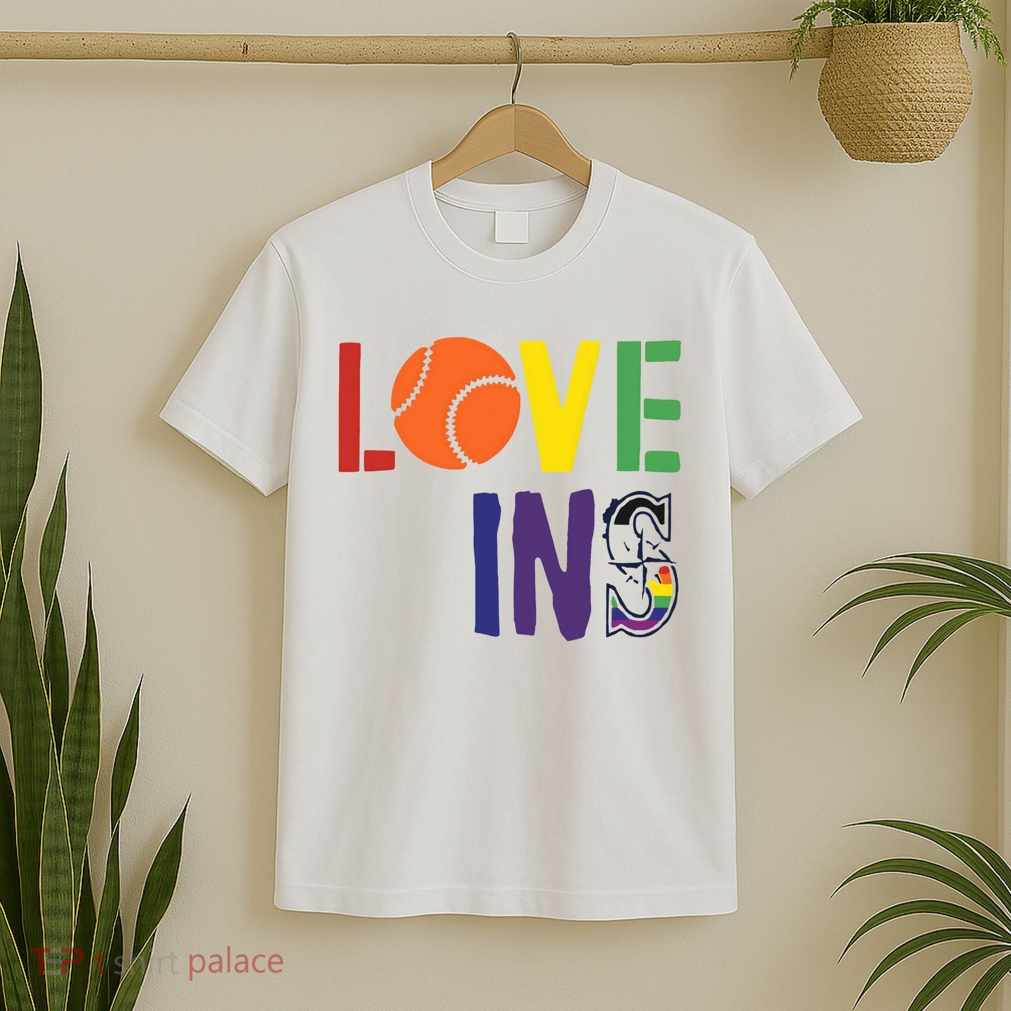 Love Wins Seattle Mariners T-Shirt