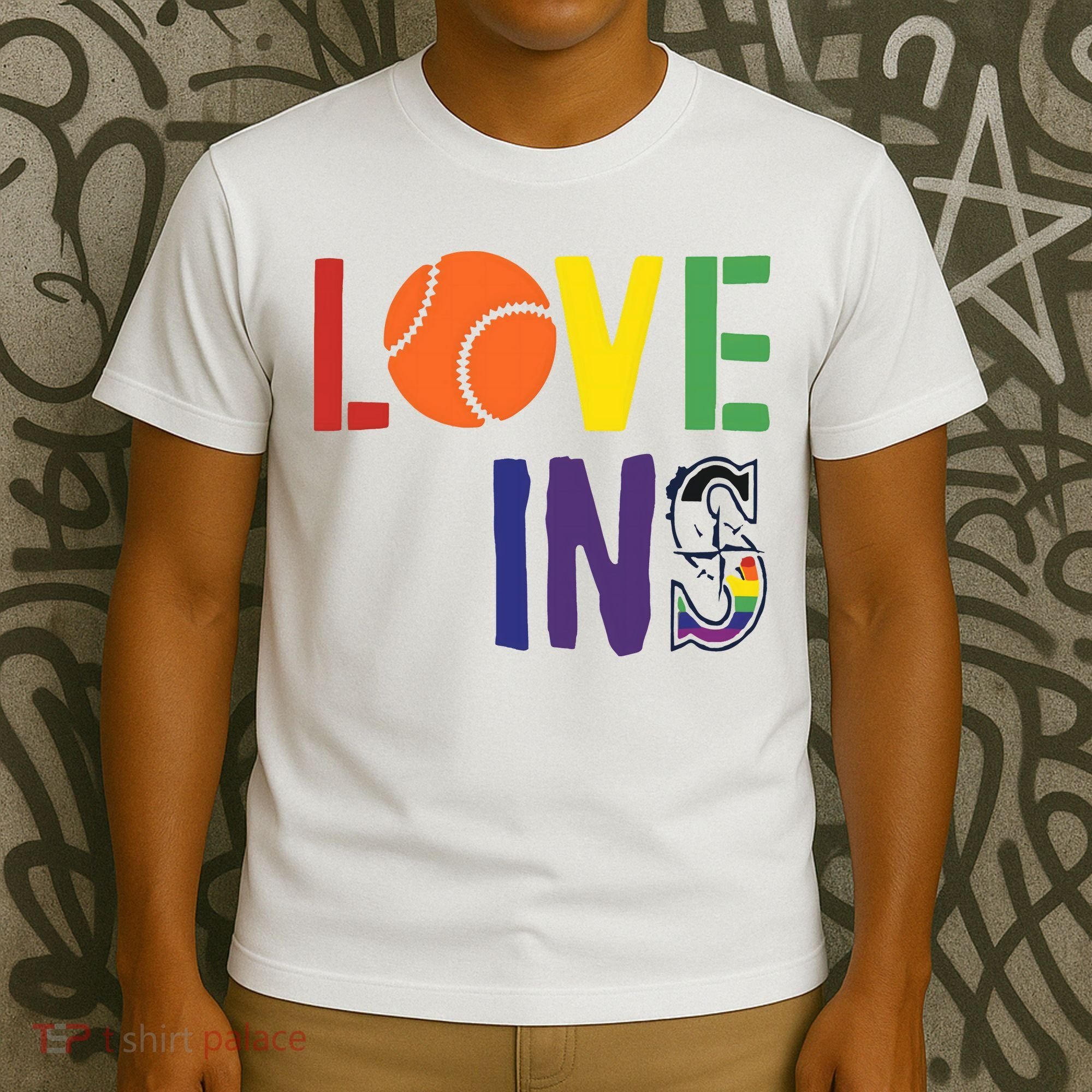 Love Wins Seattle Mariners T-Shirt