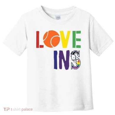 Love Wins Seattle Mariners Toddler T-Shirt