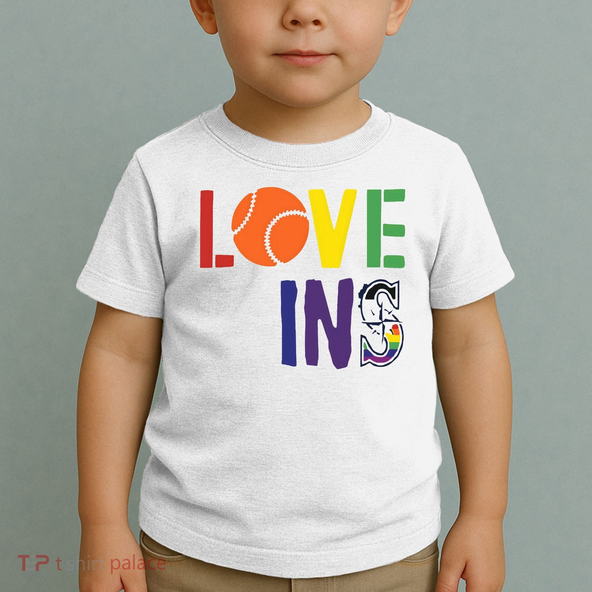 Love Wins Seattle Mariners Toddler T-Shirt