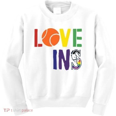 Love Wins Seattle Mariners Kids Sweatshirt