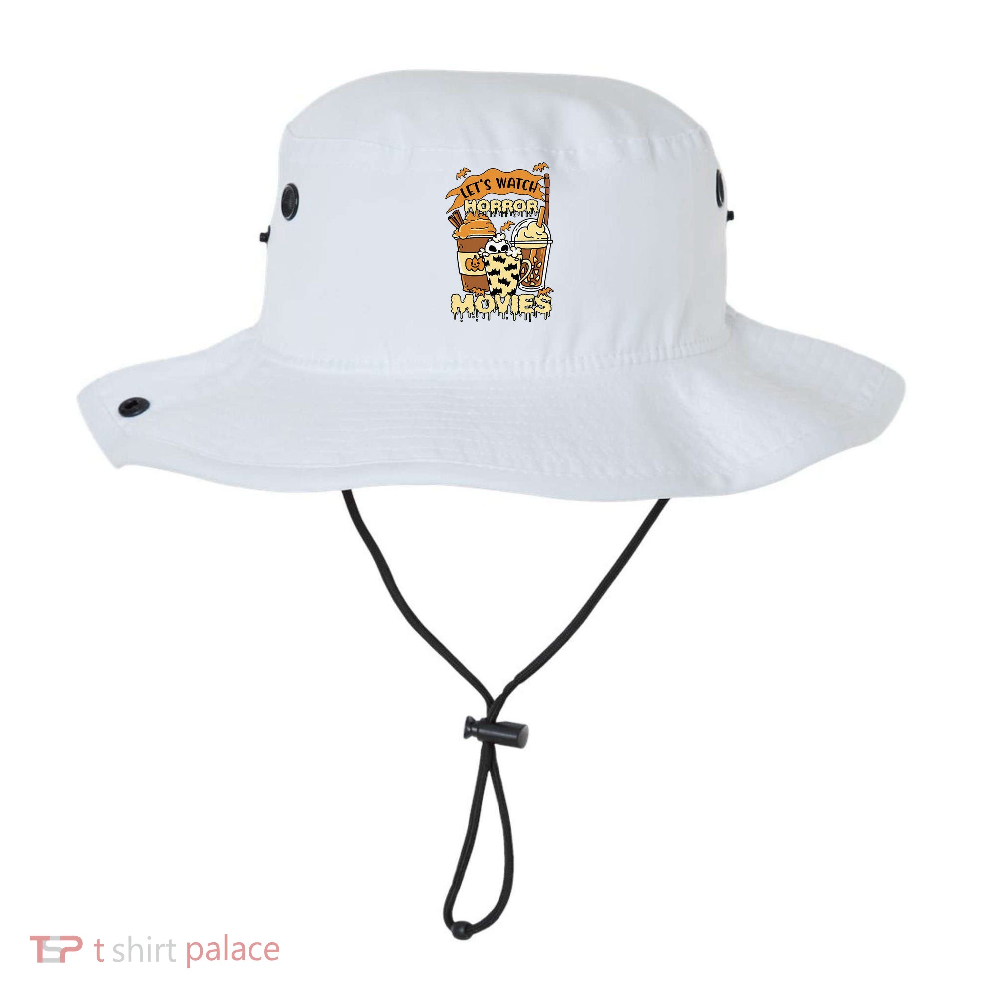 LetS Watch Scary Horror Movies Spooky Season Bucket Hat