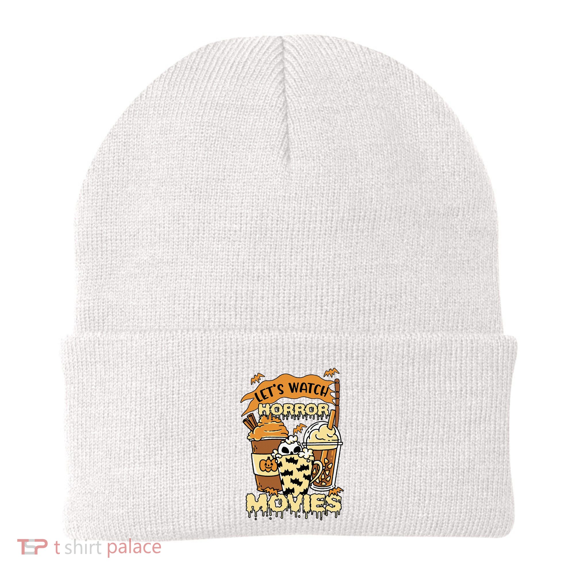 LetS Watch Scary Horror Movies Spooky Season Beanie