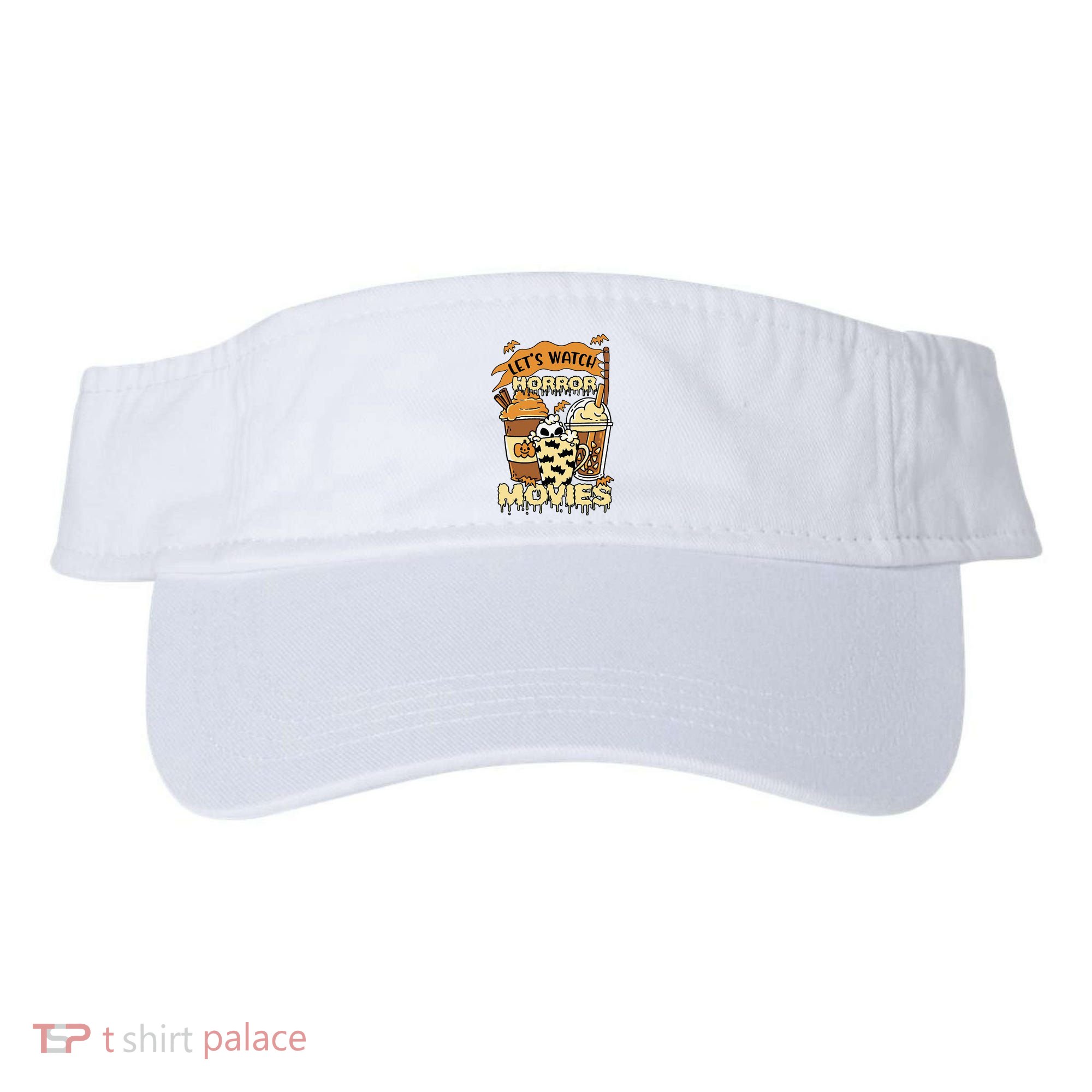 LetS Watch Scary Horror Movies Spooky Season Visor