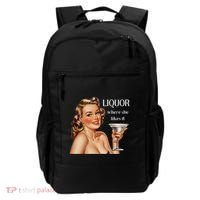 Liquor Where She Likes It Funny Drinking Alcohol Lover Backpack thumb 0