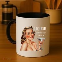 Liquor Where She Likes It Funny Drinking Alcohol Lover Coffee Mug thumb 4