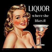 Liquor Where She Likes It Funny Drinking Alcohol Lover Ornament thumb 1