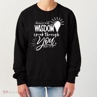 Let Wisdom Speak Through You Psalm 37:30 Women's Sweatshirt thumb 0