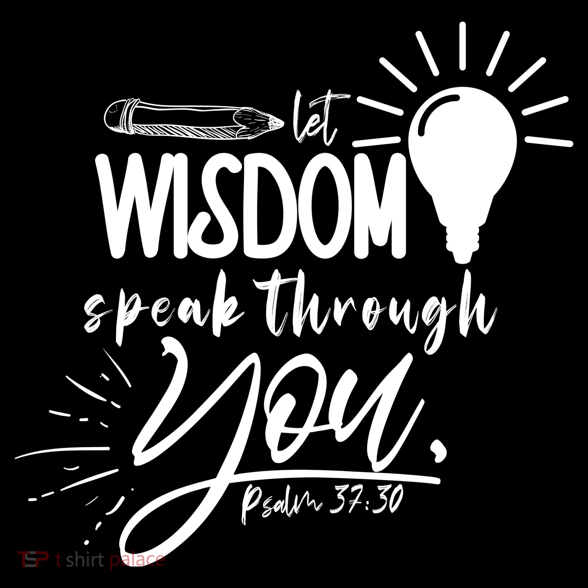 Let Wisdom Speak Through You Psalm 37:30 Coaster