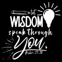 Let Wisdom Speak Through You Psalm 37:30 Toddler Hoodie thumb 2