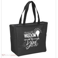 Let Wisdom Speak Through You Psalm 37:30 Tote Bag thumb 2