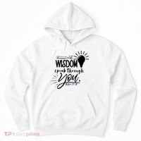 Let Wisdom Speak Through You Psalm 37:30 Hoodie thumb 0