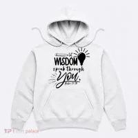 Let Wisdom Speak Through You Psalm 37:30 Hoodie thumb 0