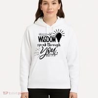 Let Wisdom Speak Through You Psalm 37:30 Hoodie thumb 5