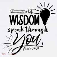 Let Wisdom Speak Through You Psalm 37:30 Hoodie thumb 7