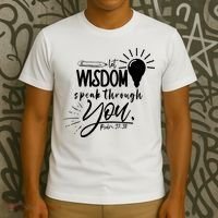 Let Wisdom Speak Through You Psalm 37:30 T-Shirt thumb 3