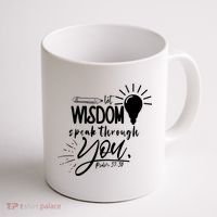 Let Wisdom Speak Through You Psalm 37:30 Coffee Mug thumb 1