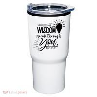 Let Wisdom Speak Through You Psalm 37:30 Tumbler thumb 0